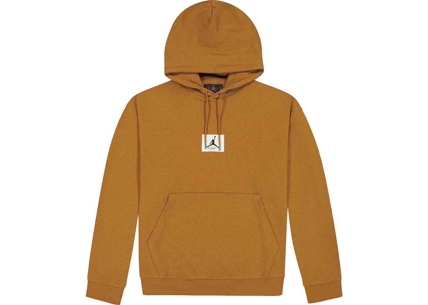 Мужская худи с принтом Nike Air Jordan Essentials Hoodie, Brown/Orange