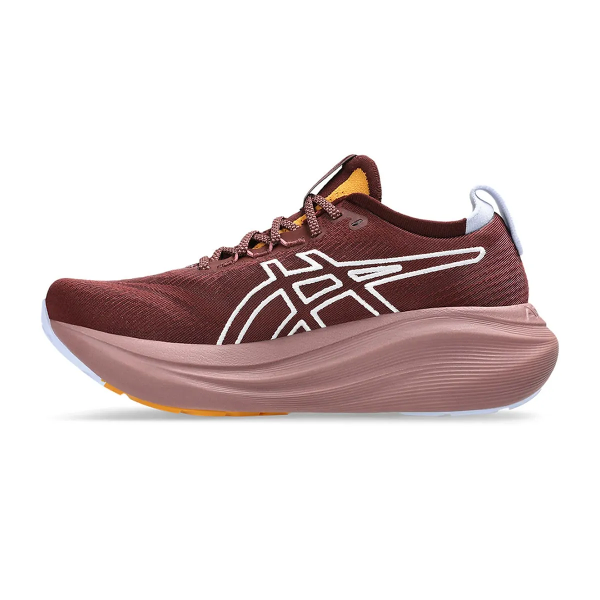 Женские беговые кроссовки Gel-Nimbus 27 TR Asics, бежевый/красный — фото 4