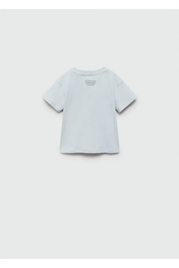 Детская футболка для девочек с коротким рукавом Looney Tunes T-Shirt Mango Baby, Sky Blue — фото 2