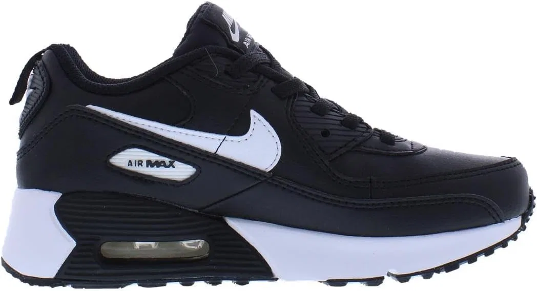 Детские кроссовки для девочек Nike Air Max 90 EasyOn Nike, Black/Black/White — фото 3