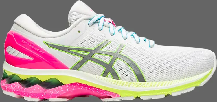

Кроссовки wmns gel kayano 27 lite show 'colorful sole' Asics, белый