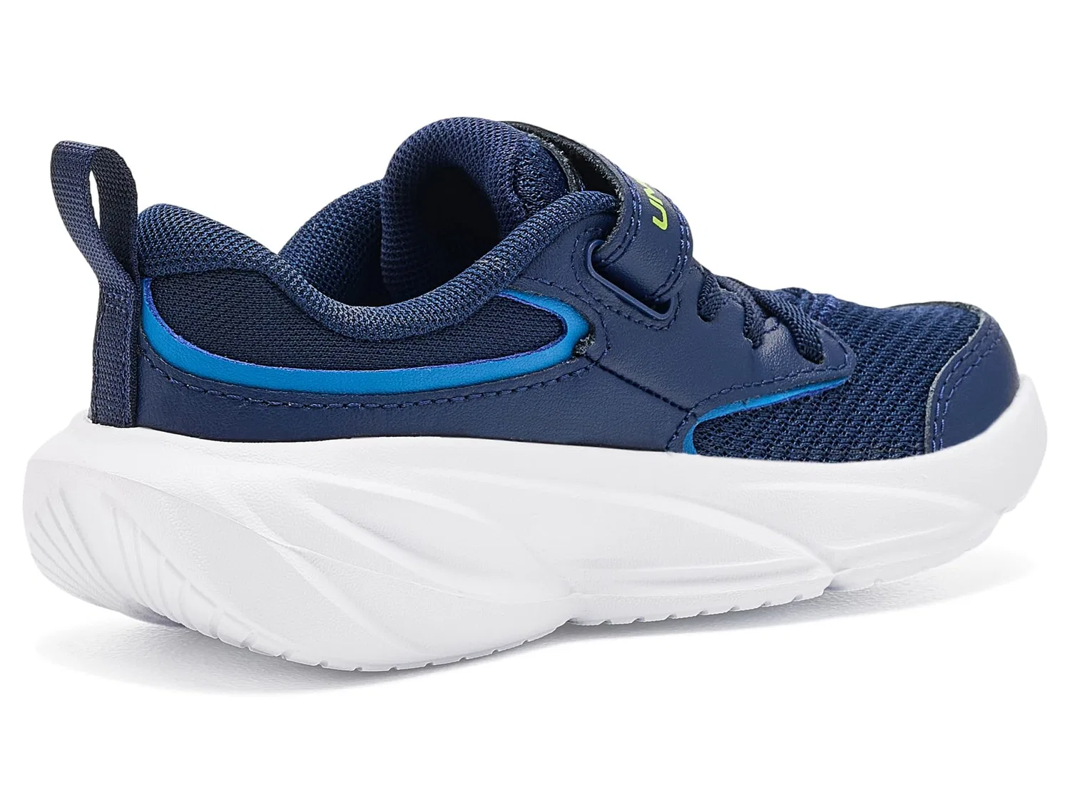 Детские кроссовки Pre School Surge 5 с альтернативной застежкой (для малышей) Under Armour Kids, Academy/Aegean Blue/Flash Light — фото 4