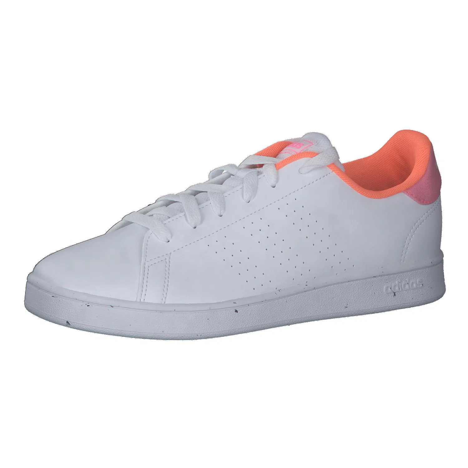 Детские кроссовки с закрытой пяткой adidas ADVANTAGE K, Weiss Orange