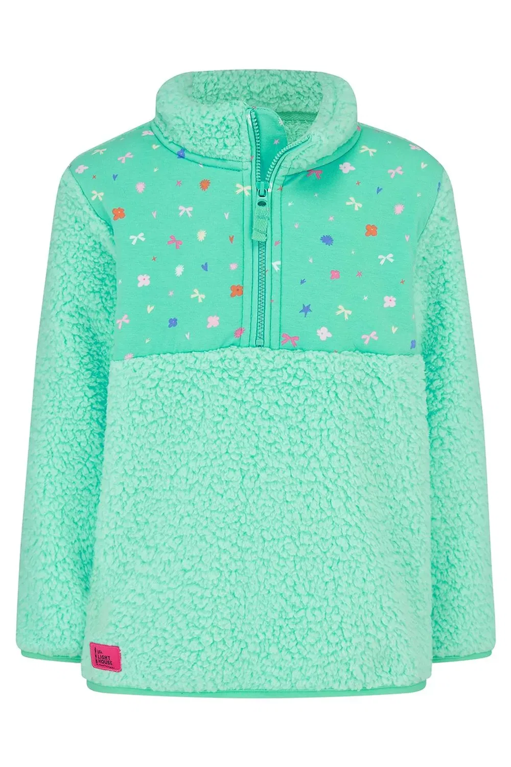 Детское флисовое худи Cassie Lighthouse Clothing, Mint