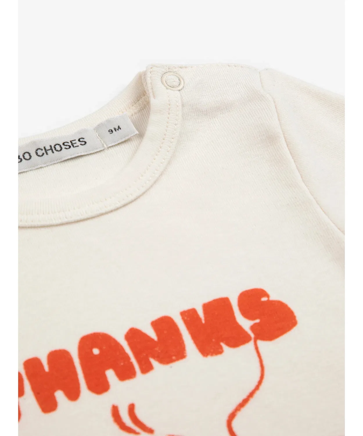 Детская футболка с длинным рукавомс принтом Rolling Dog BOBO CHOSES, Off White — фото 4