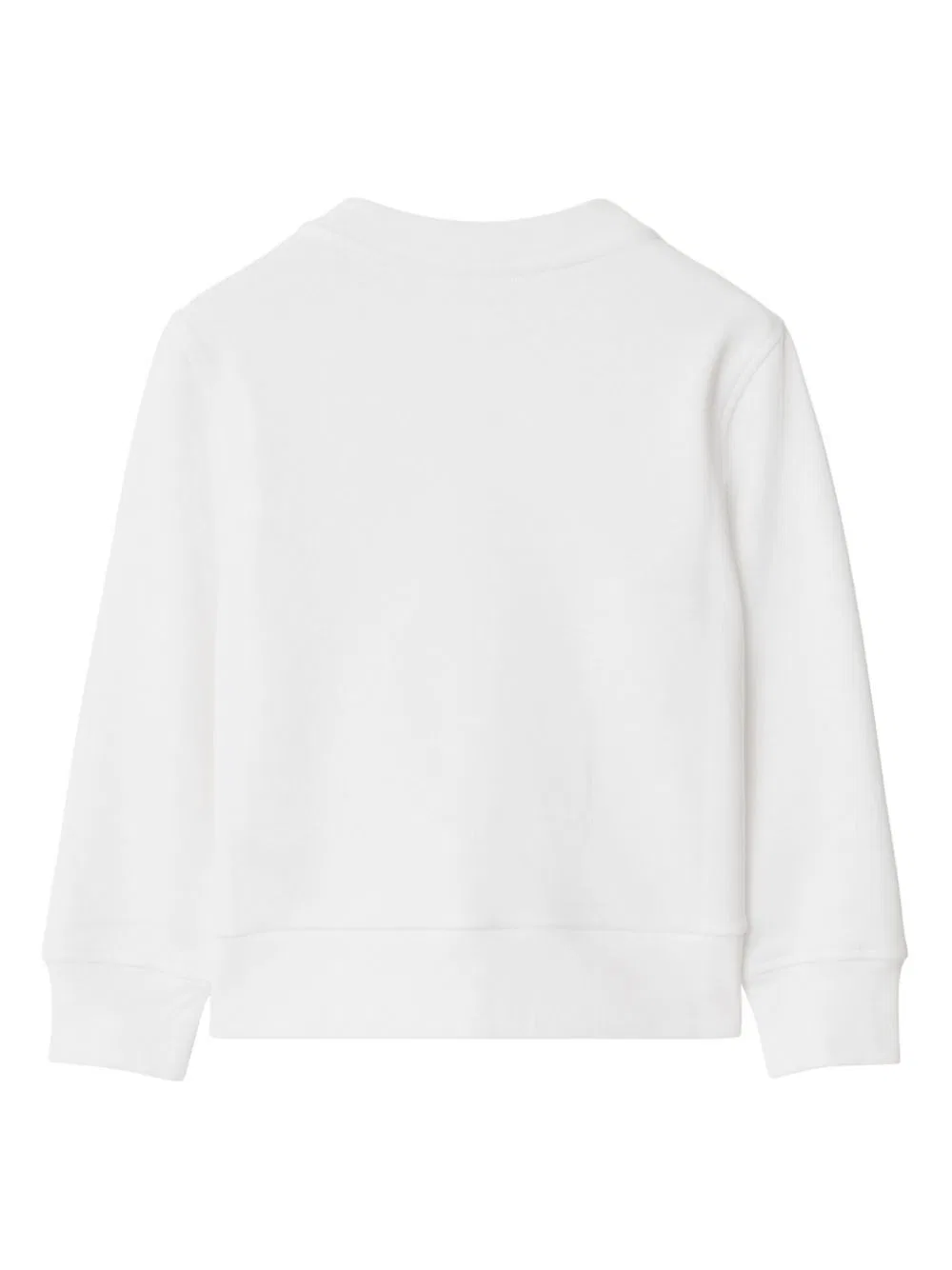 Детский свитшот с принтом клубники Kids Strawberry Printed Cotton Sweatshirt Burberry, White — фото 2