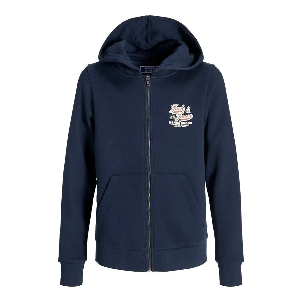 Худи на молнии Jack & Jones, синий — фото 3