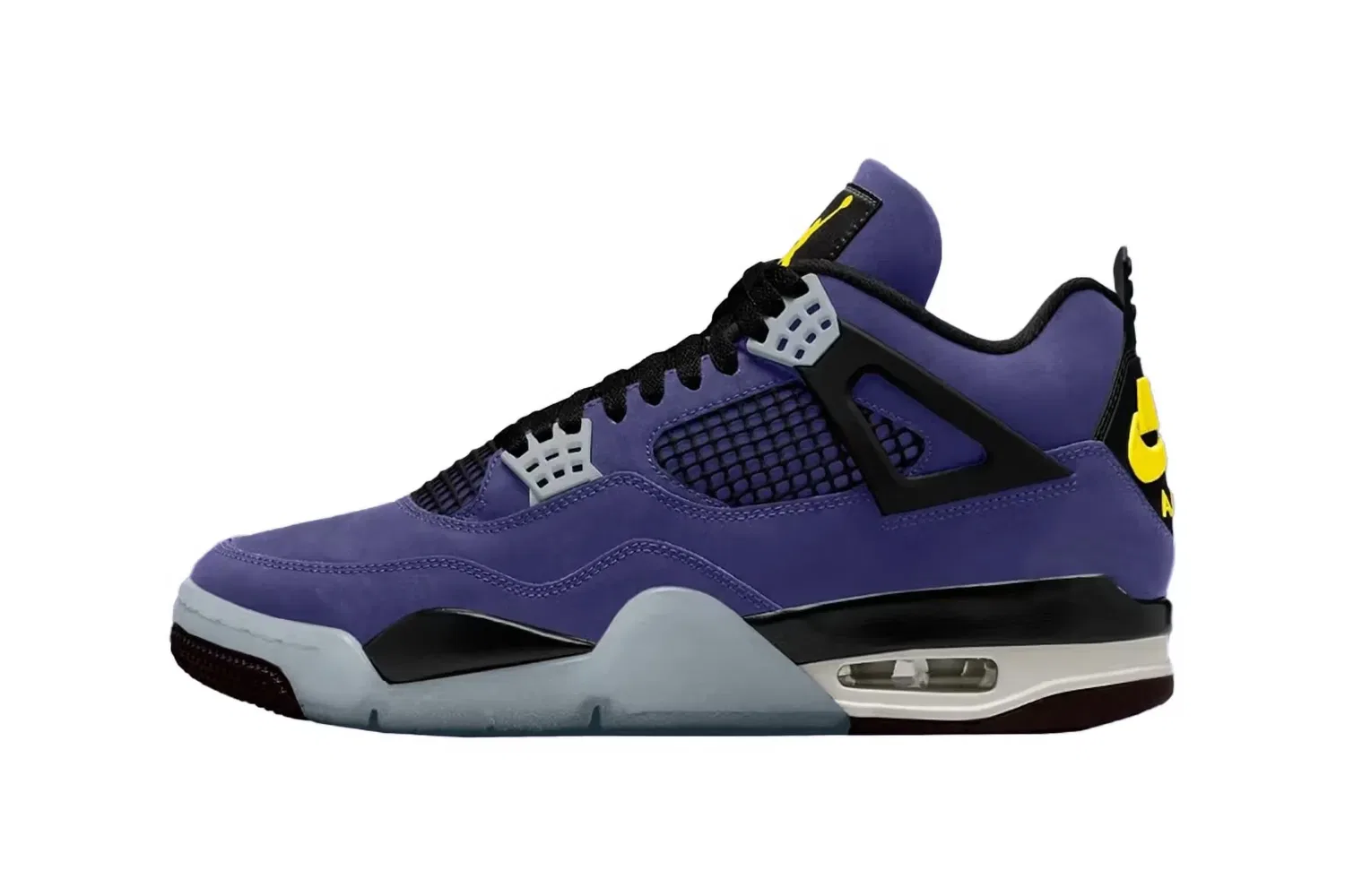 Детские кроссовки Jordan Retro 4 Lakers Imperial Purple Multi-Color