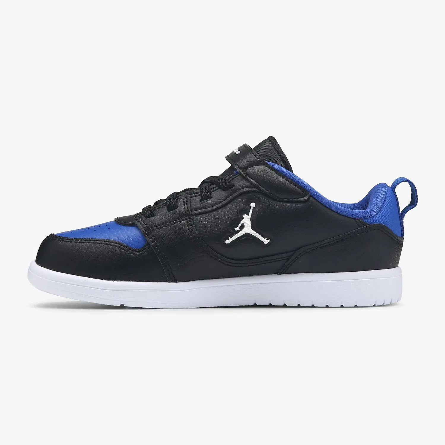 Детские низкие кроссовки Jordan Court Connect, Black/Blue — фото 2