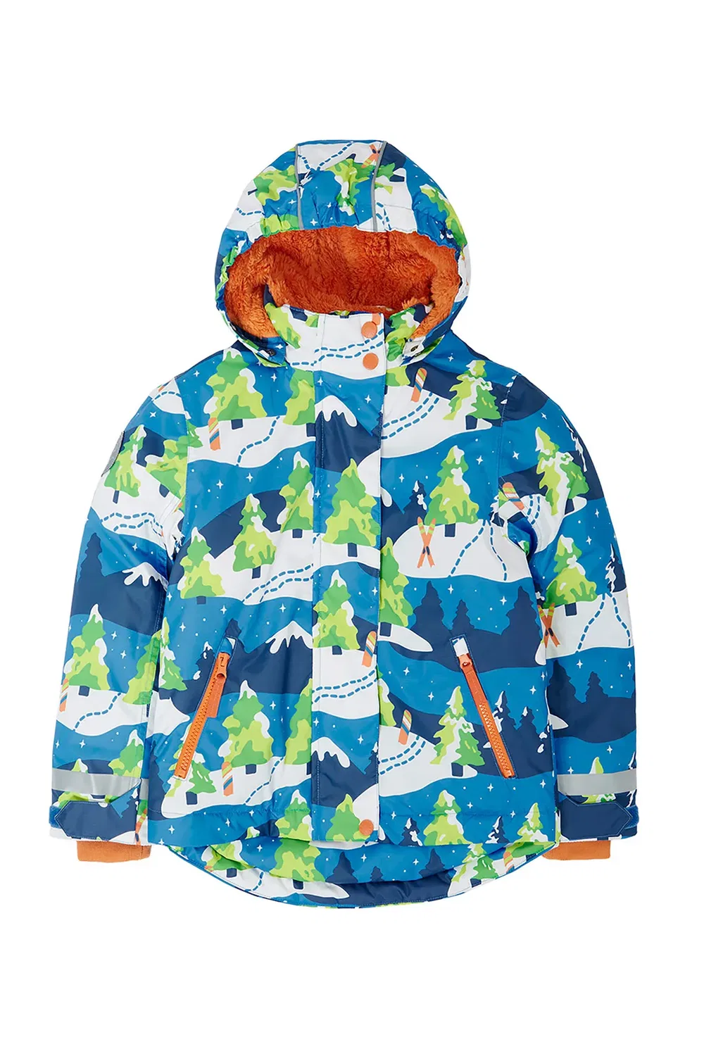 Детское зимнее пальто Snow and ski coat Frugi, Blue