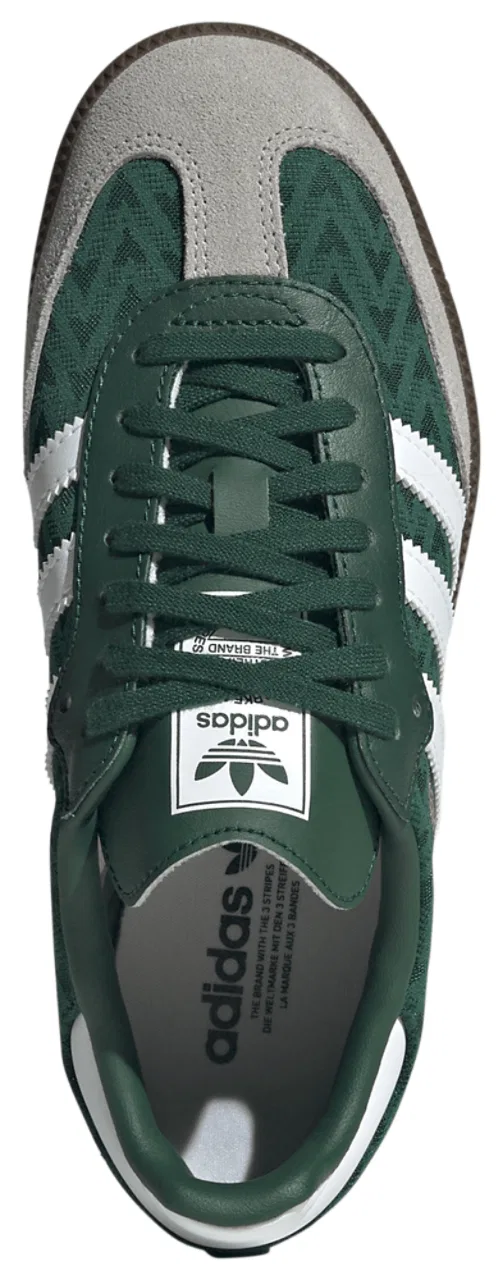Кроссовки для мальчиков Samba Adidas, цвет Collegiate Green/White/Gum — фото 4