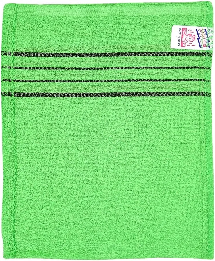 Мочалка для тела Exfoliating Bath Washcloth, набор 10 шт, Зеленый