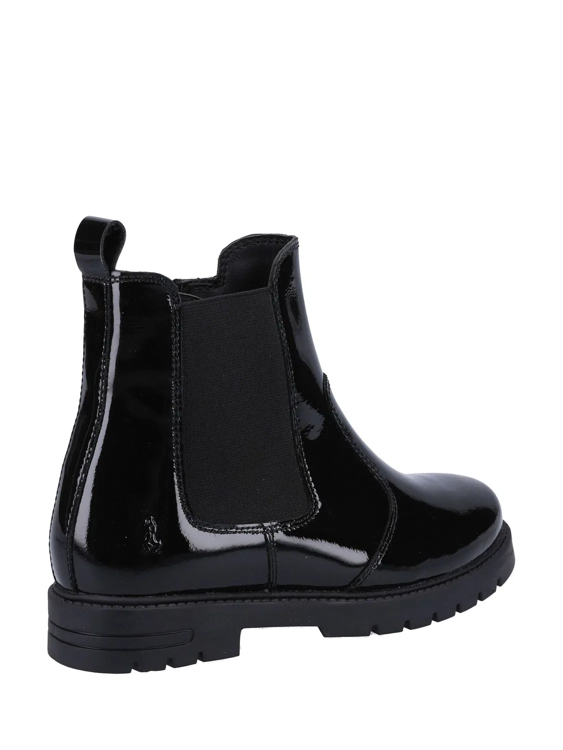 Челси ботинки Laura Hush Puppies, черный лакированный — фото 3