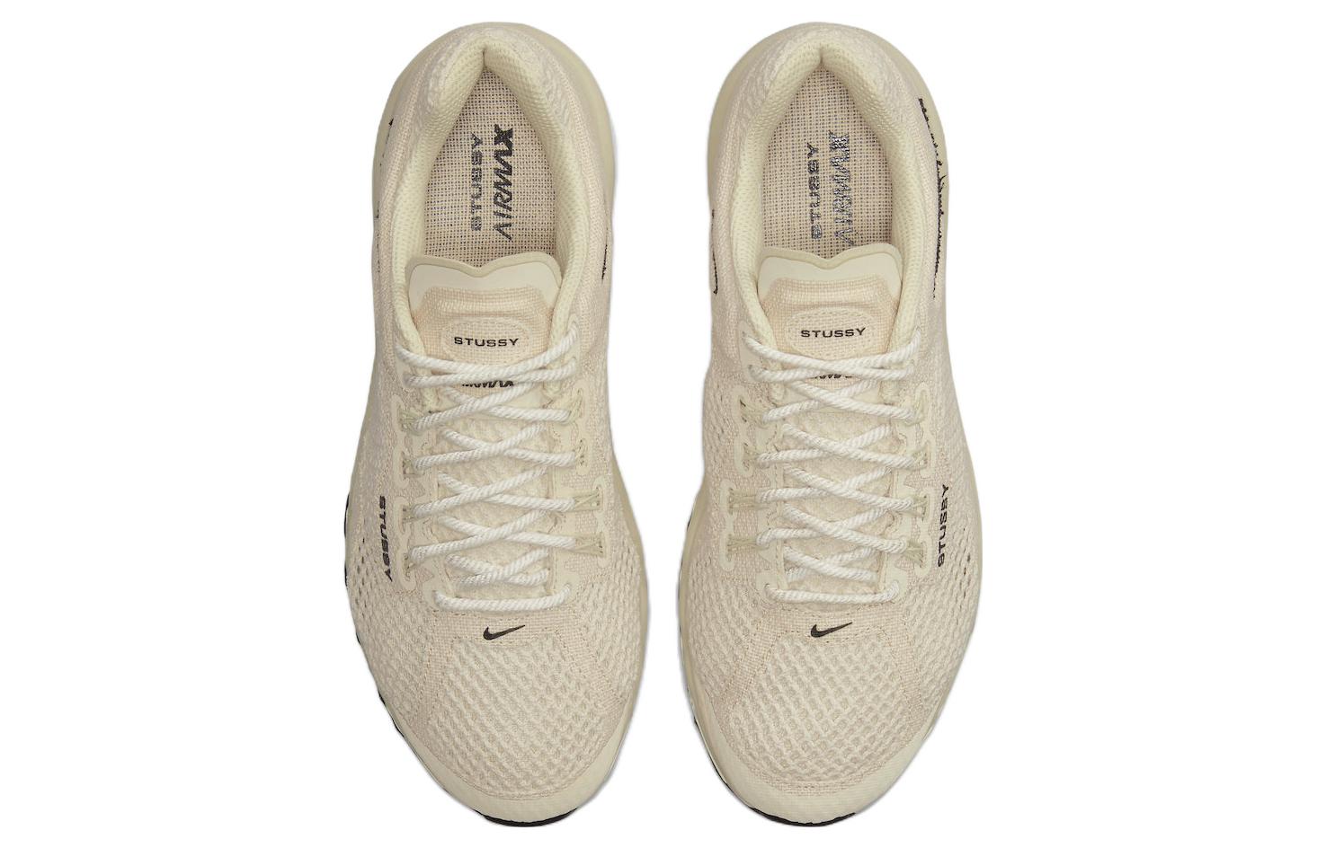 Кроссовки Nike X Stussy Air Max 2013, бежевый/черный — фото 4
