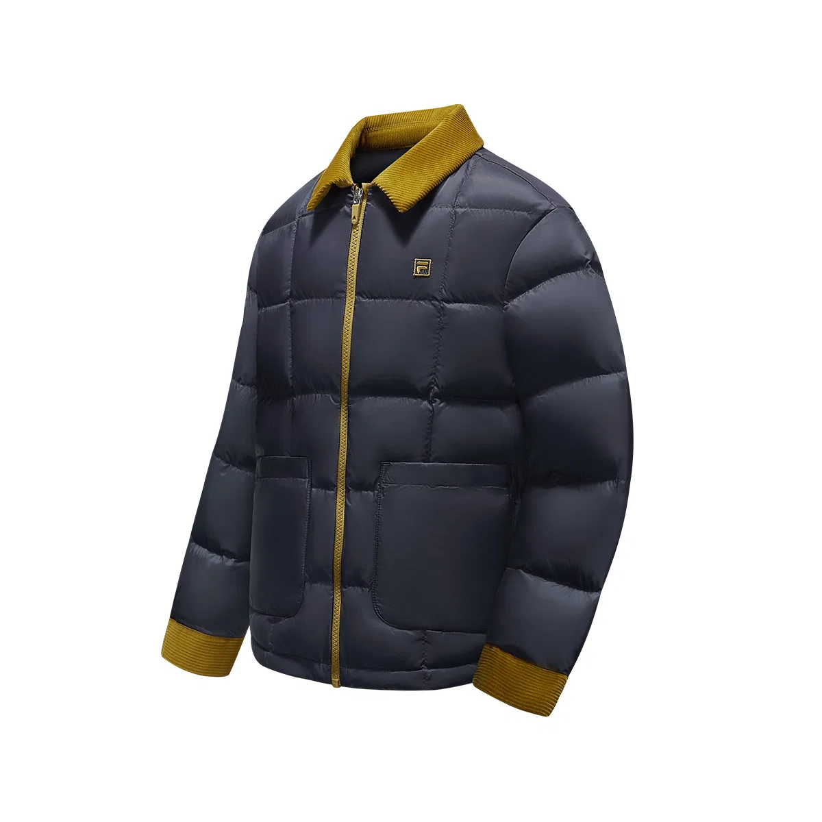 Детский пуховик с лацканами, утепленный, FILA KIDS