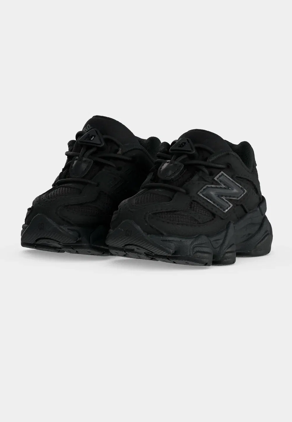 9060 унисекс - детская обувь New Balance, Black/Phantom — фото 3