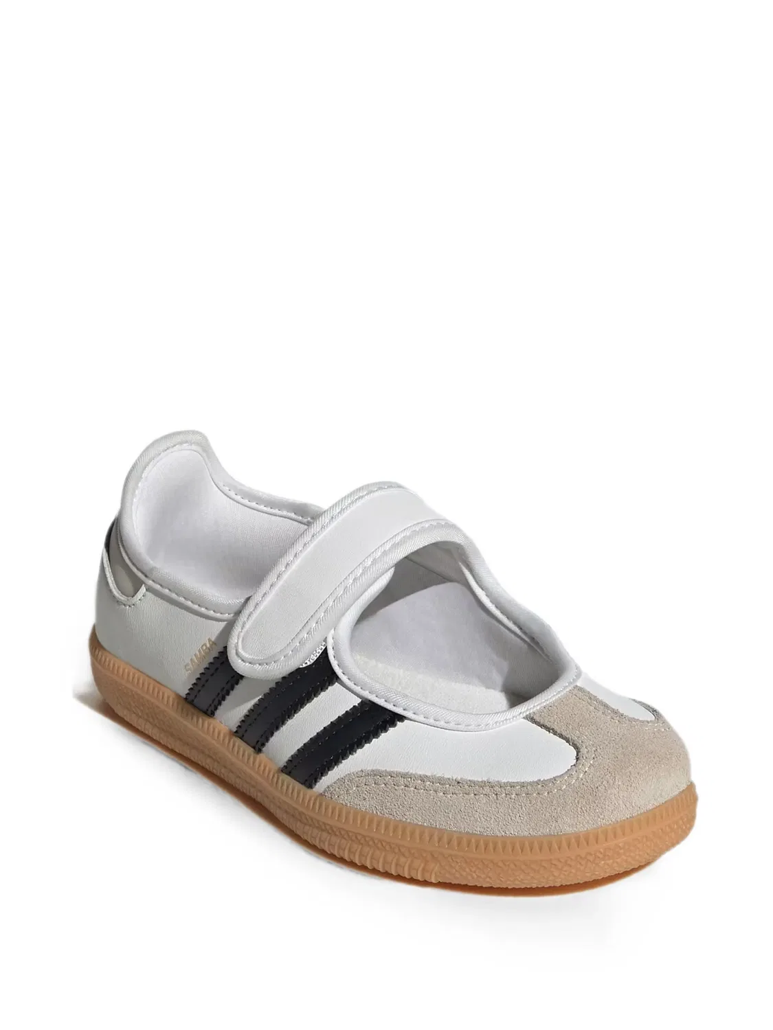 Кроссовки Samba Jane на липучках Adidas, белый — фото 2
