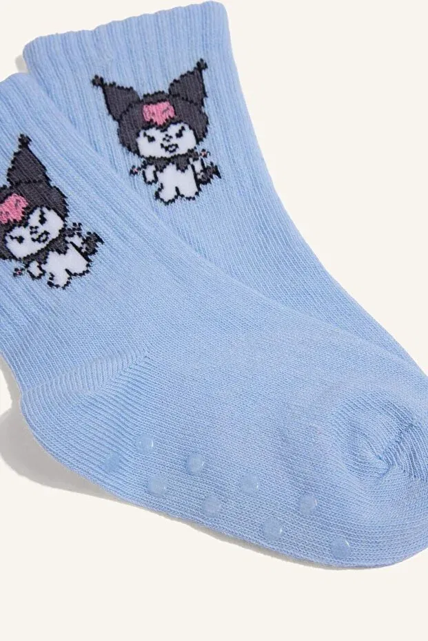 Детские носки с длинным паголенком с принтом Hello Kitty 3-pack Defacto, Multicolor-Kr1 — фото 4