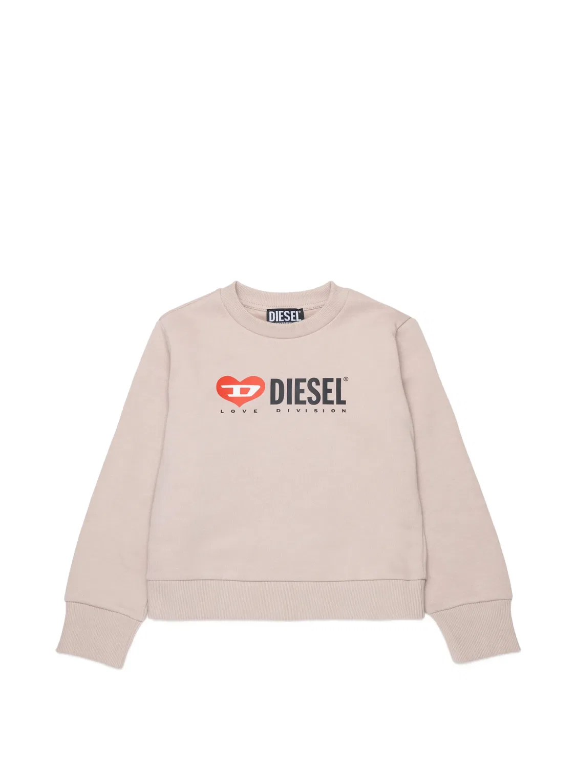 Хлопковый свитшот с логотипом Diesel, нейтральные