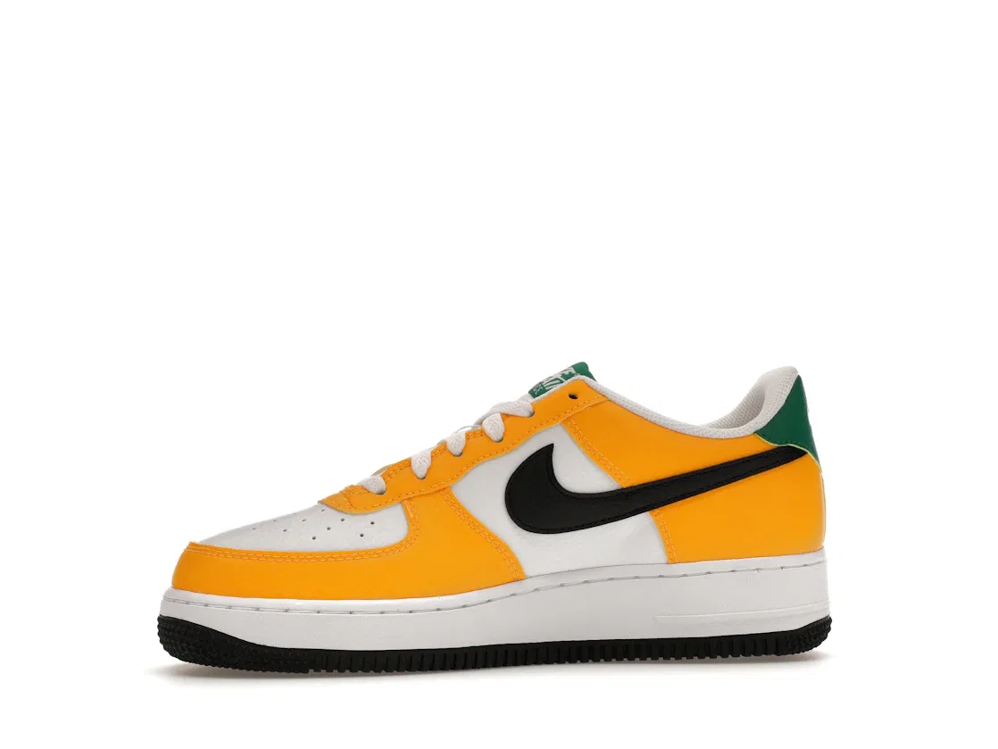 Детские кроссовки lifestyle Nike Air Force 1 Low, University Gold/Malachite/Black — фото 3