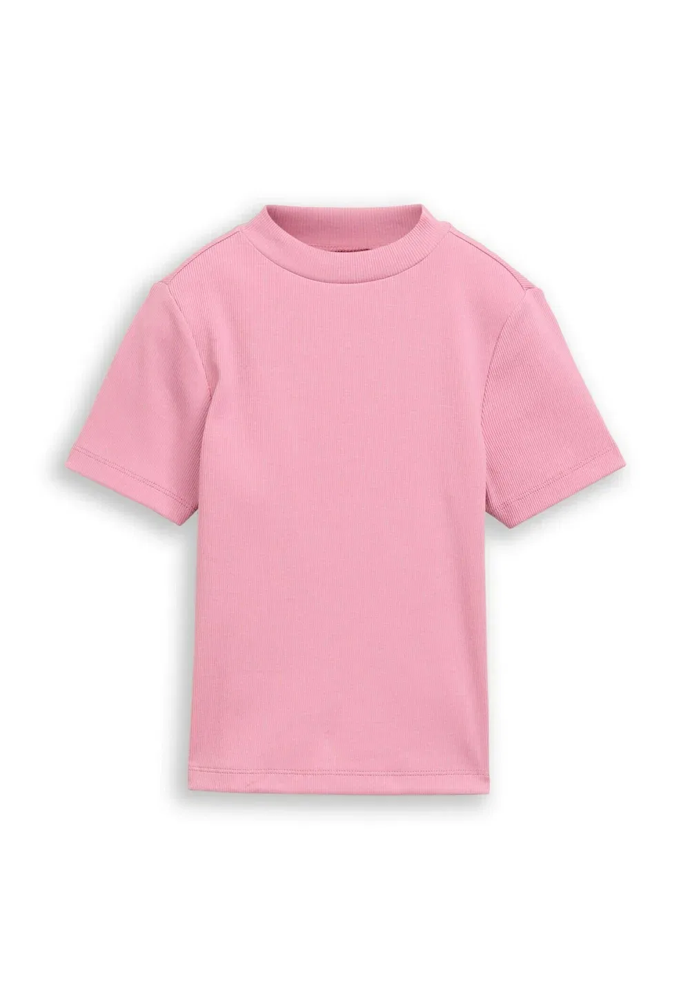 Футболка с разрезом - базовая футболка Tom Tailor, Soft Blush Rose