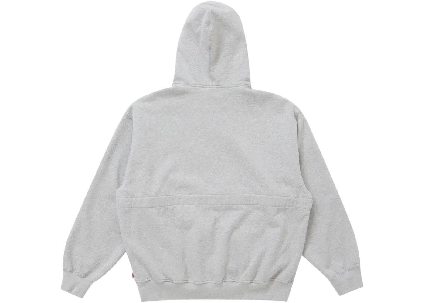 Мужская худи на молнии с капюшоном Supreme Marithé + François Girbaud Zip Up Hooded Sweatshirt, Heather Grey — фото 2