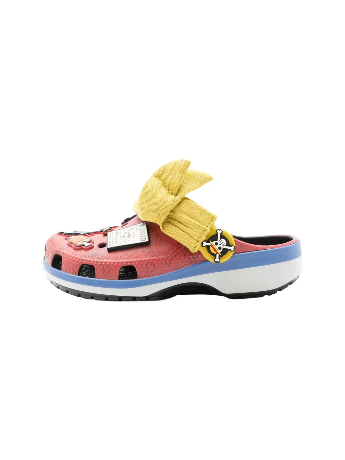 Сандалии Crocs One Piece Luffy CLASSIC красного цвета