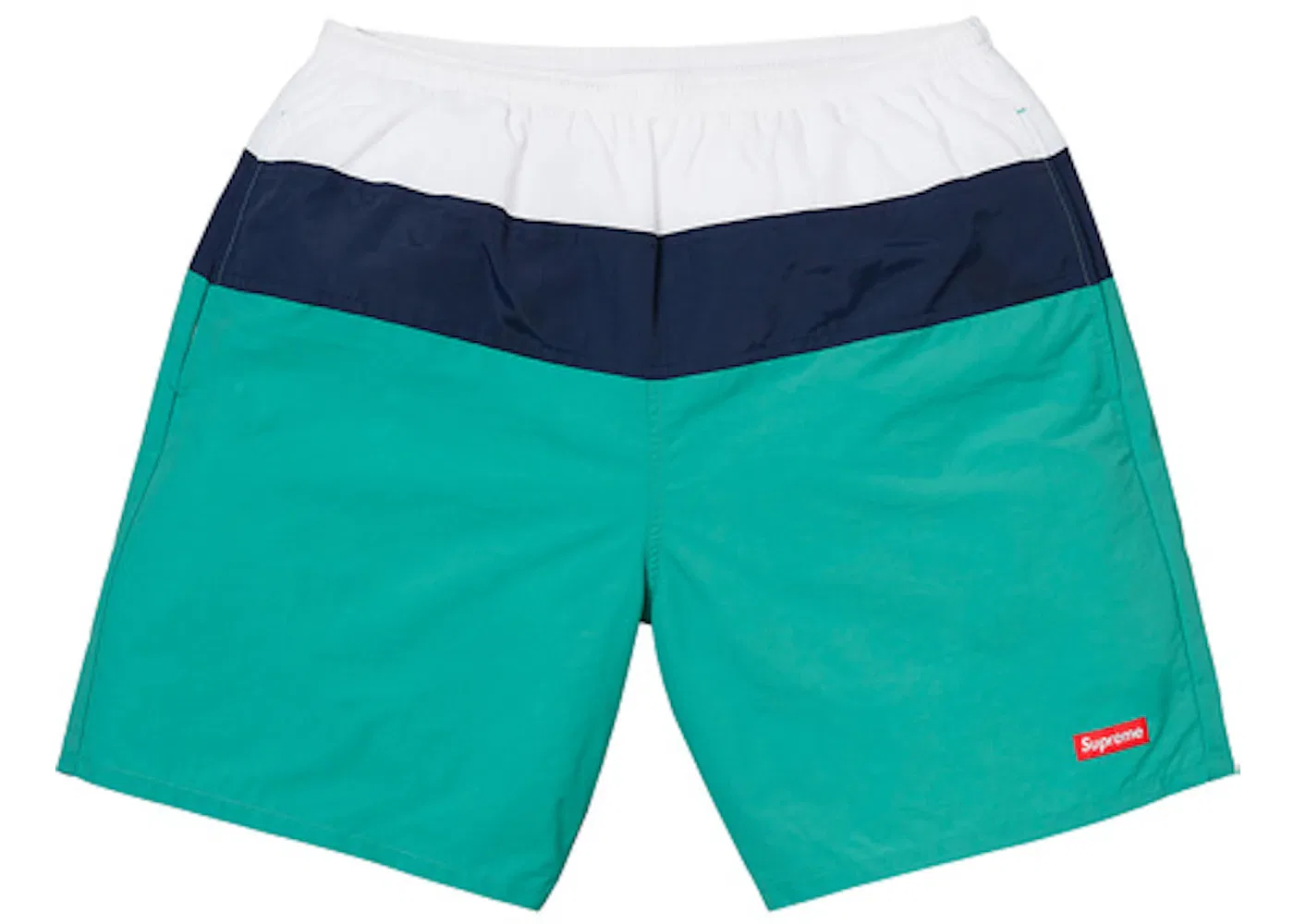 Мужские шорты с принтом Supreme Split Logo Teal