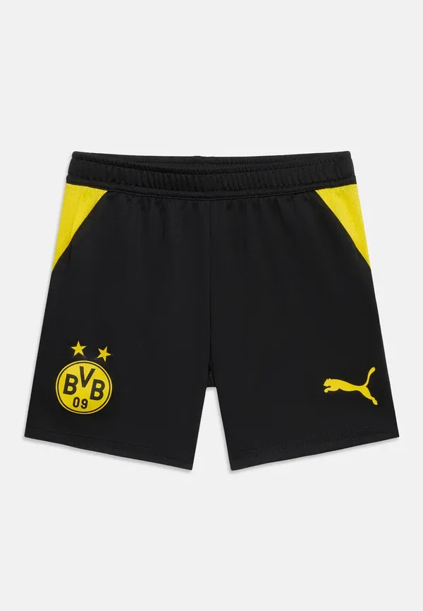 Футбольный комплект из джерси и шорт, модель Home Unisex Set, Puma, Yellow/Black, черный/желтый — фото 3