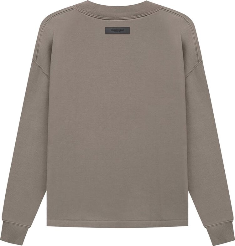 Толстовка Fear of God Essentials Relaxed Crewneck 'Desert Taupe', серый — фото 3