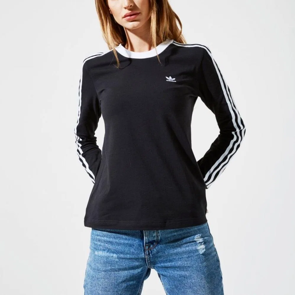 Женская футболка с коротким рукавом Adidas Originals, Black — фото 3