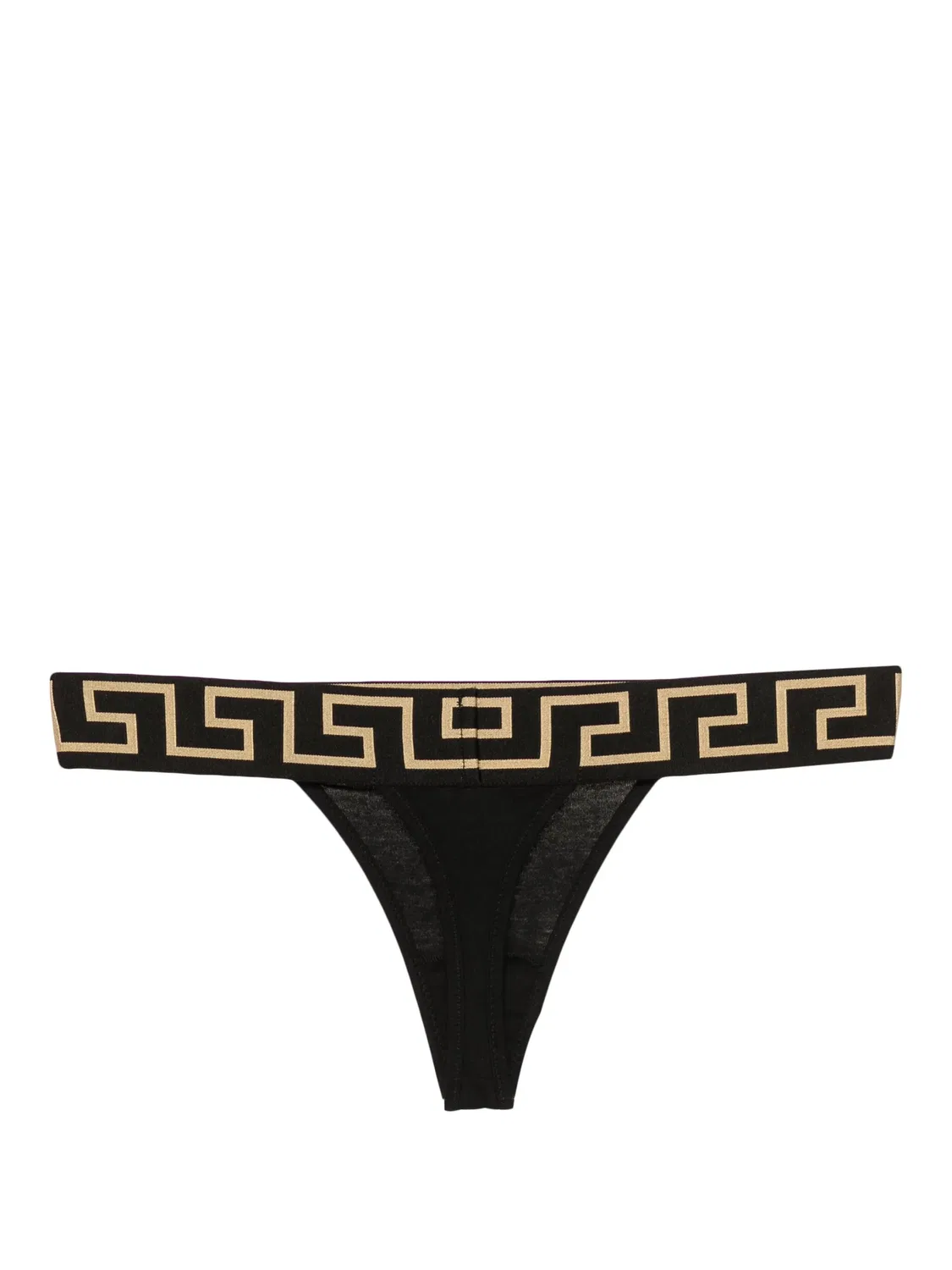 Трусики с греческим узором Versace, черный — фото 3