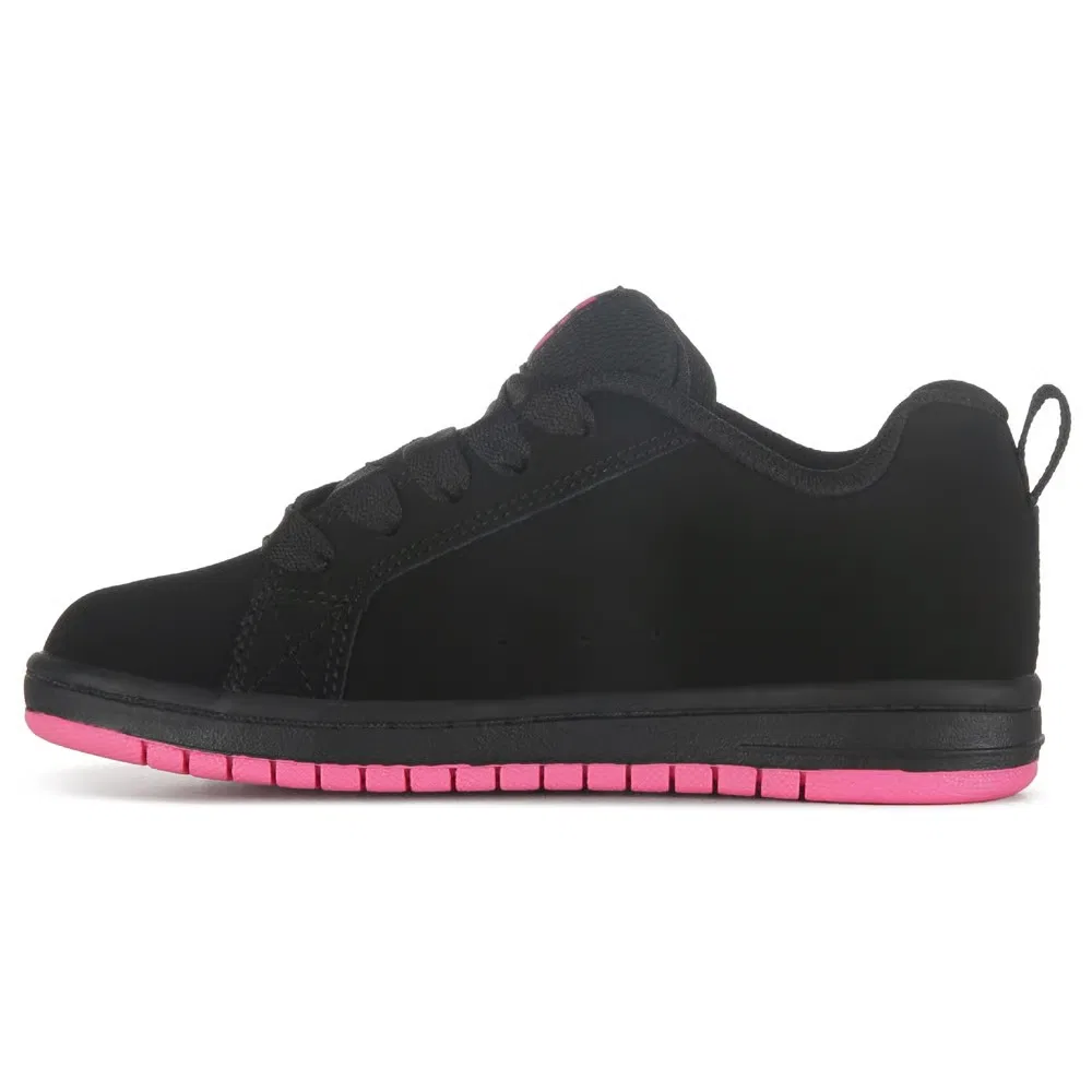 Детские кроссовки Court Graffik Dc Shoes, Black/Pink — фото 3