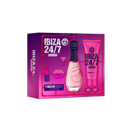 Набор парфюмерный Pacha Ibiza 24/7 Feeling Woman, 80 мл