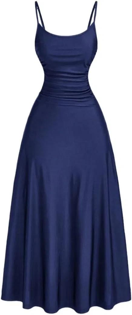 Женское платье миди с запахом на пуговицах, Royal Blue