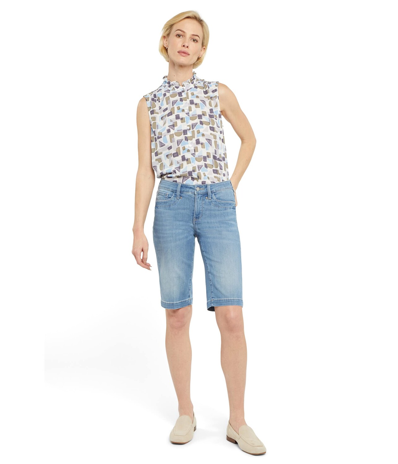 

Шорты NYDJ, Tailored Bermuda Shorts in Quinta