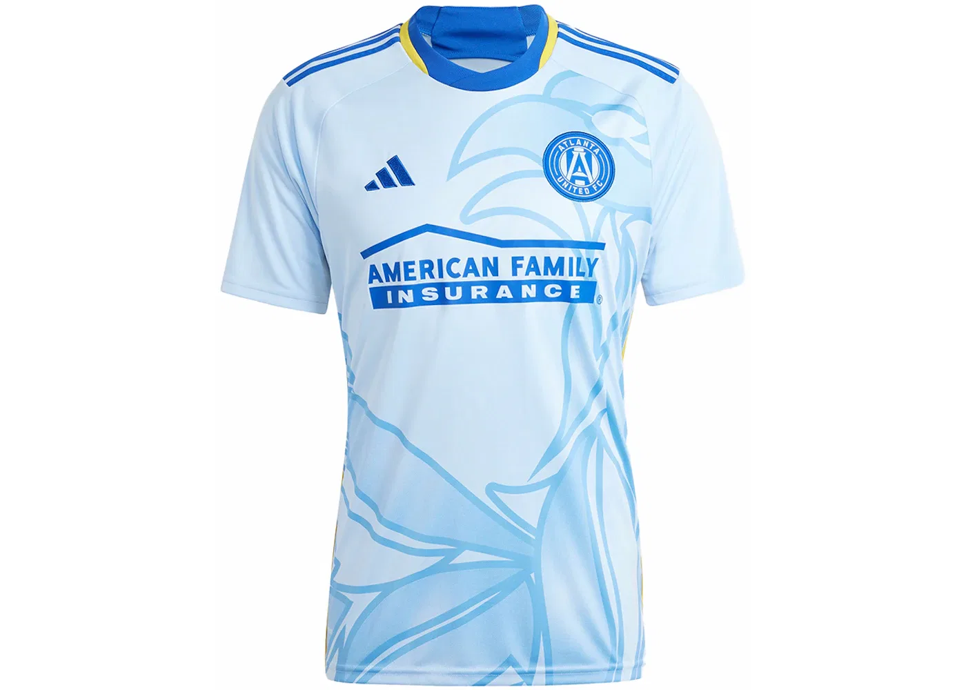 Мужская футбольная футболка с длинным рукавом Adidas Jersey, Glow Blue
