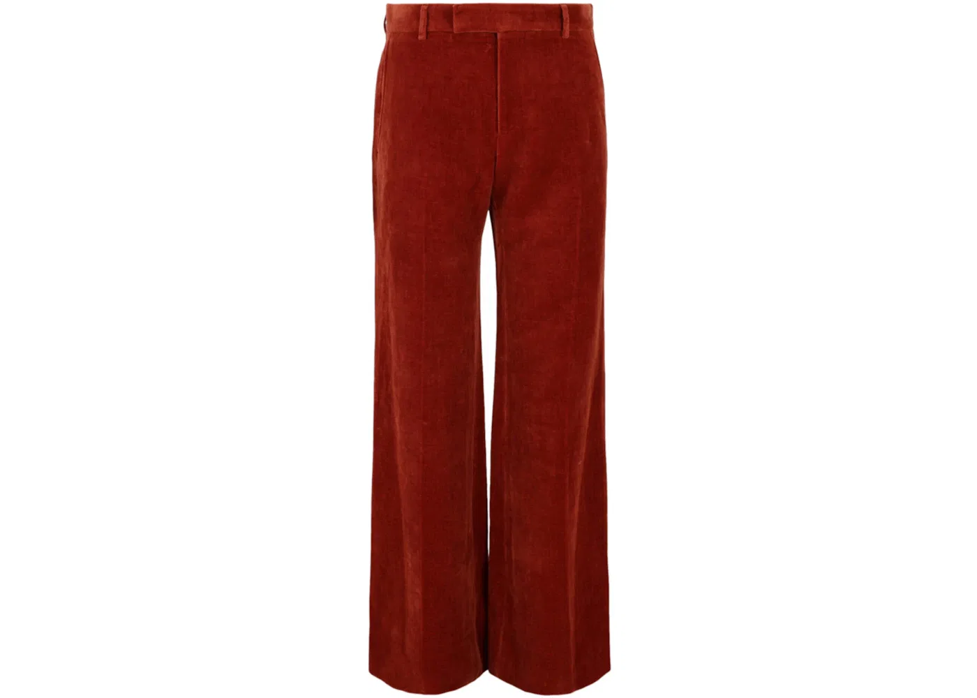 Мужские брюки клеш из вельвета Gucci, Red