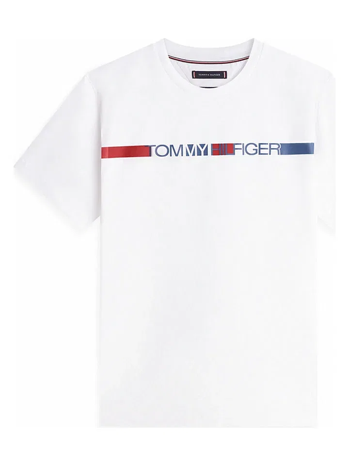 Рубашка белая Tommy Hilfiger, белый — фото 4