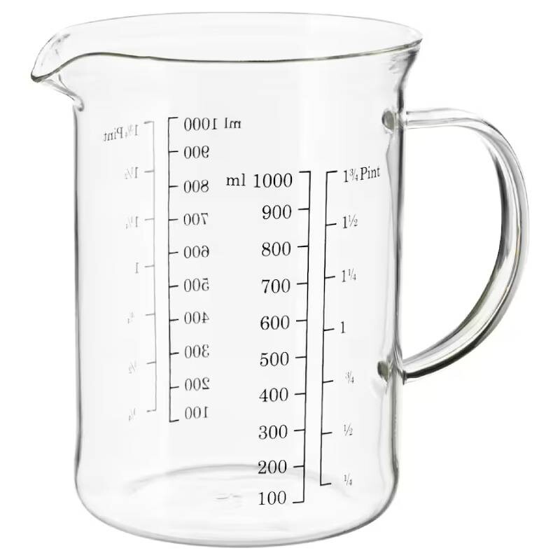 

Мерный кувшин IKEA VARDAGEN Measuring Jug 1,0 л.