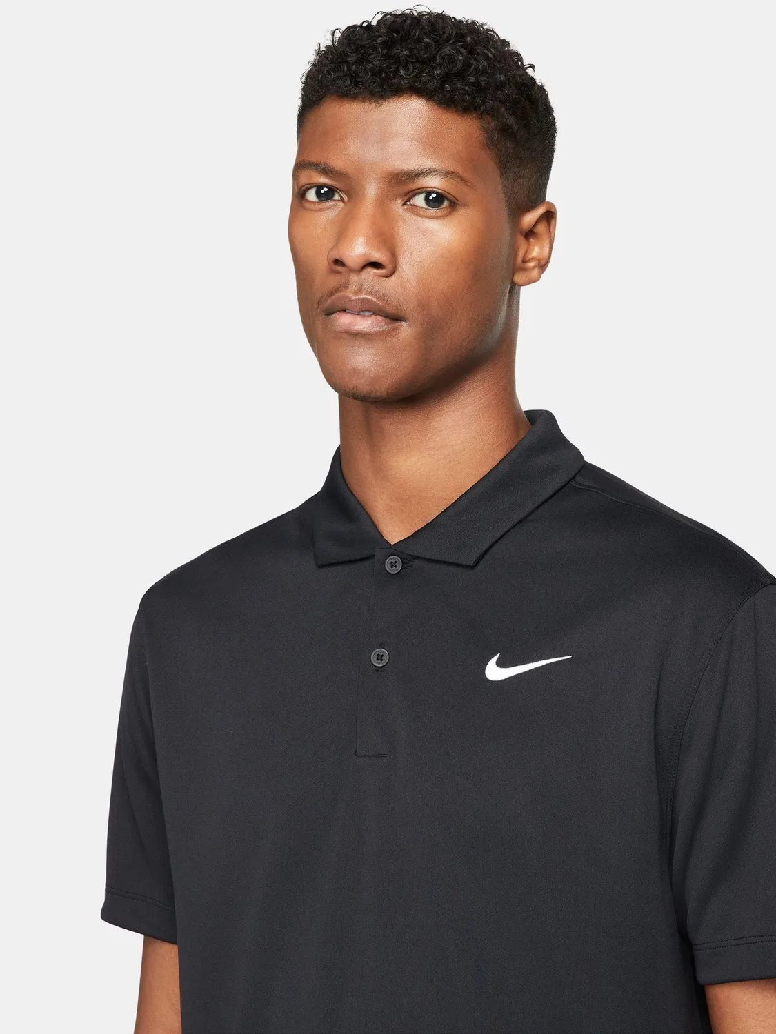 Поло теннисное Nike Court Dri-FIT Nike, хромовый черный — фото 4