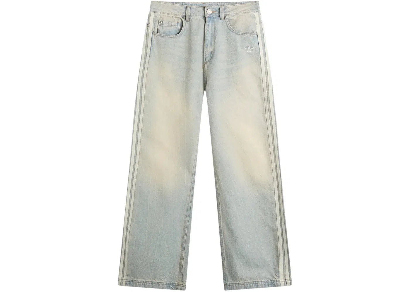 Женские джинсы с завышенной талией Jeans (Asia Sizing) Adidas, Light Denim