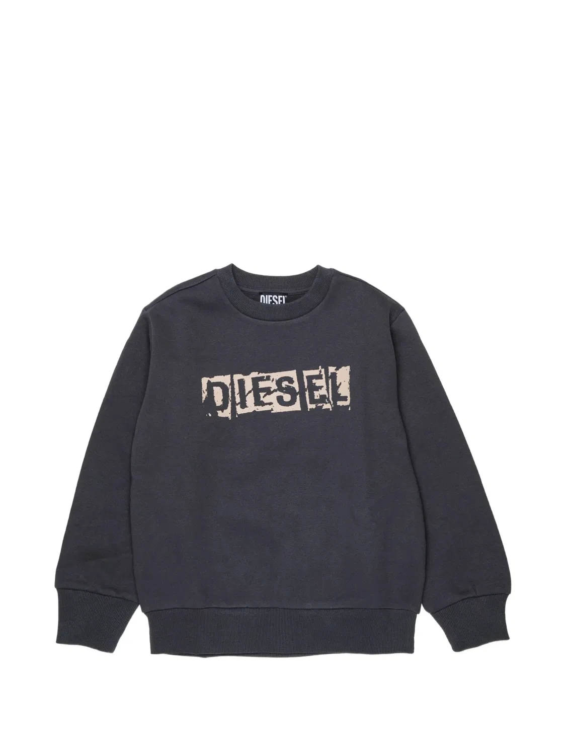 Diesel Свитшот с логотипом серый
