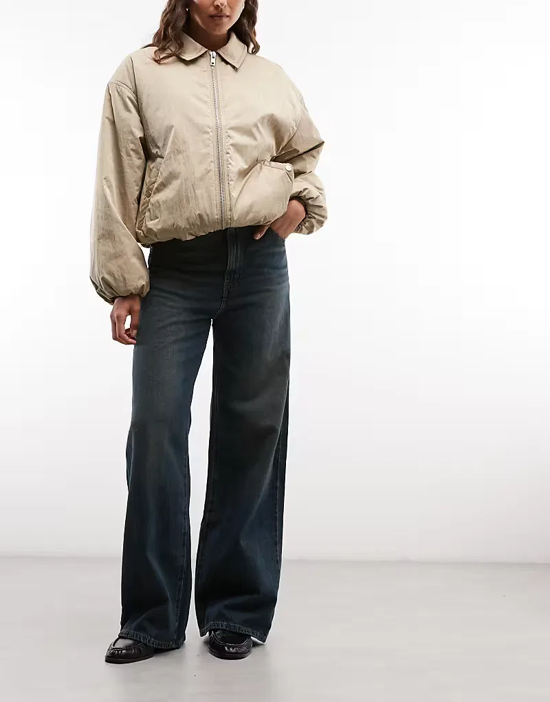Джинсы Levi's Cinch Baggy Denim, темно-синий с эффектом потертости