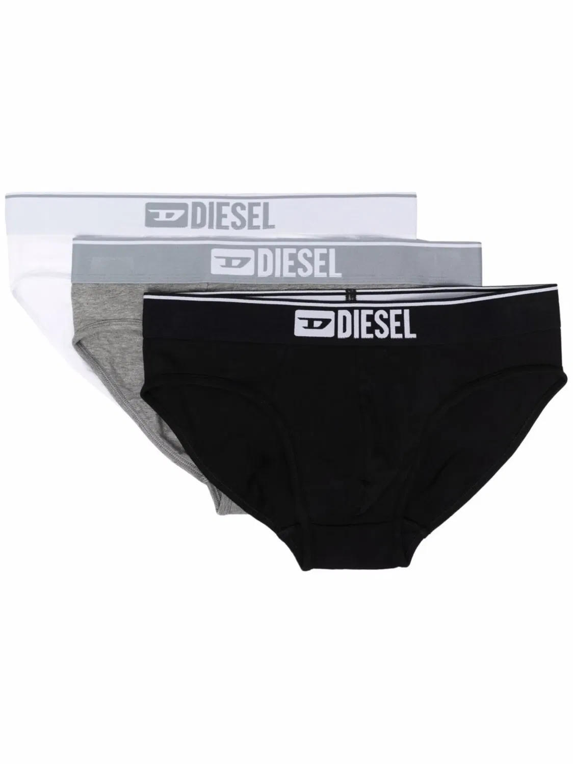 Diesel Трусы-слипы, набор 3 шт., серые