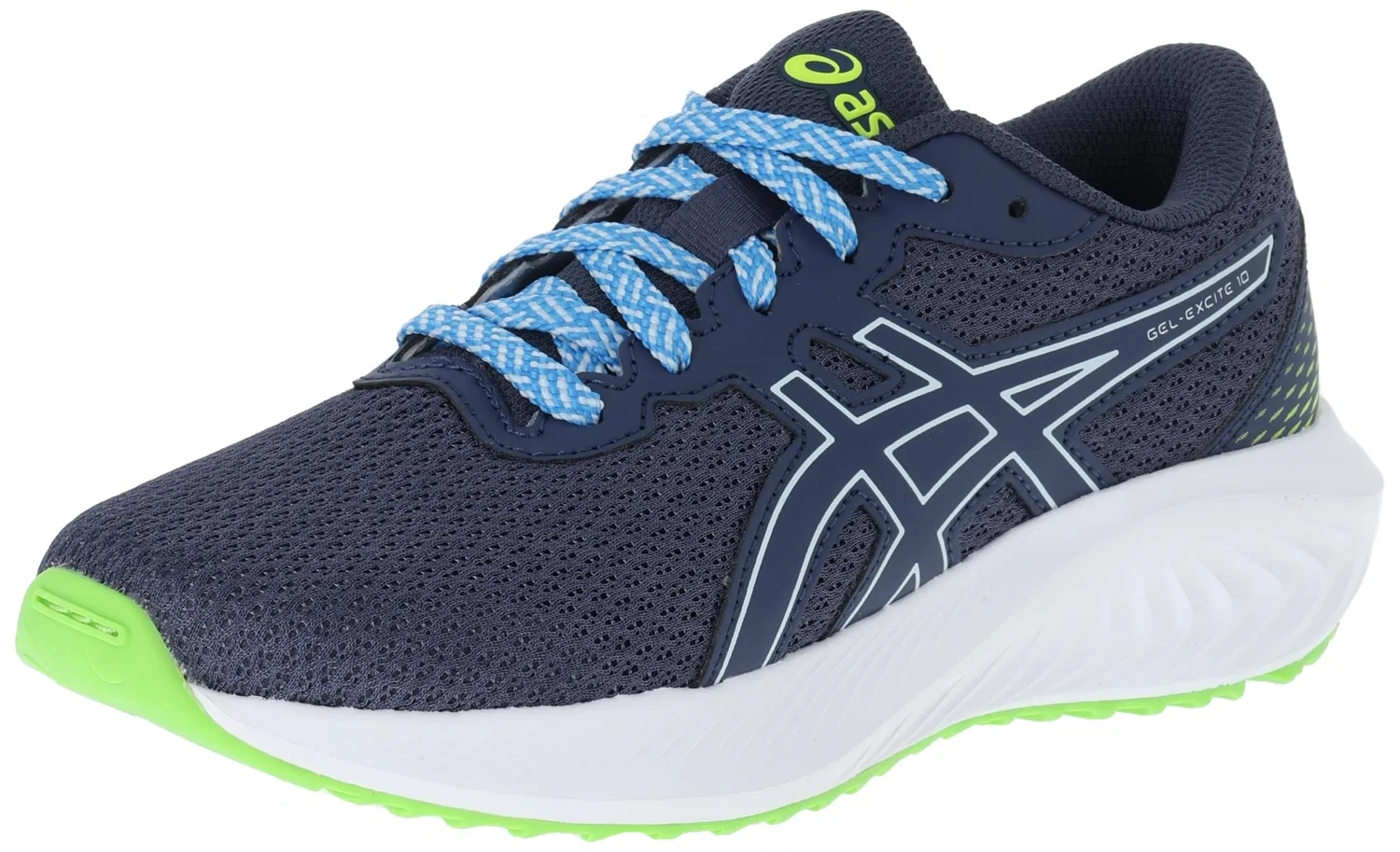 Детские кроссовки для мальчиков с сетчатым верхом Gel-excite 10 Gs ASICS, Thunder Blue Light Blue