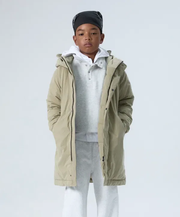 Пуховик-парка детский, light khaki beige