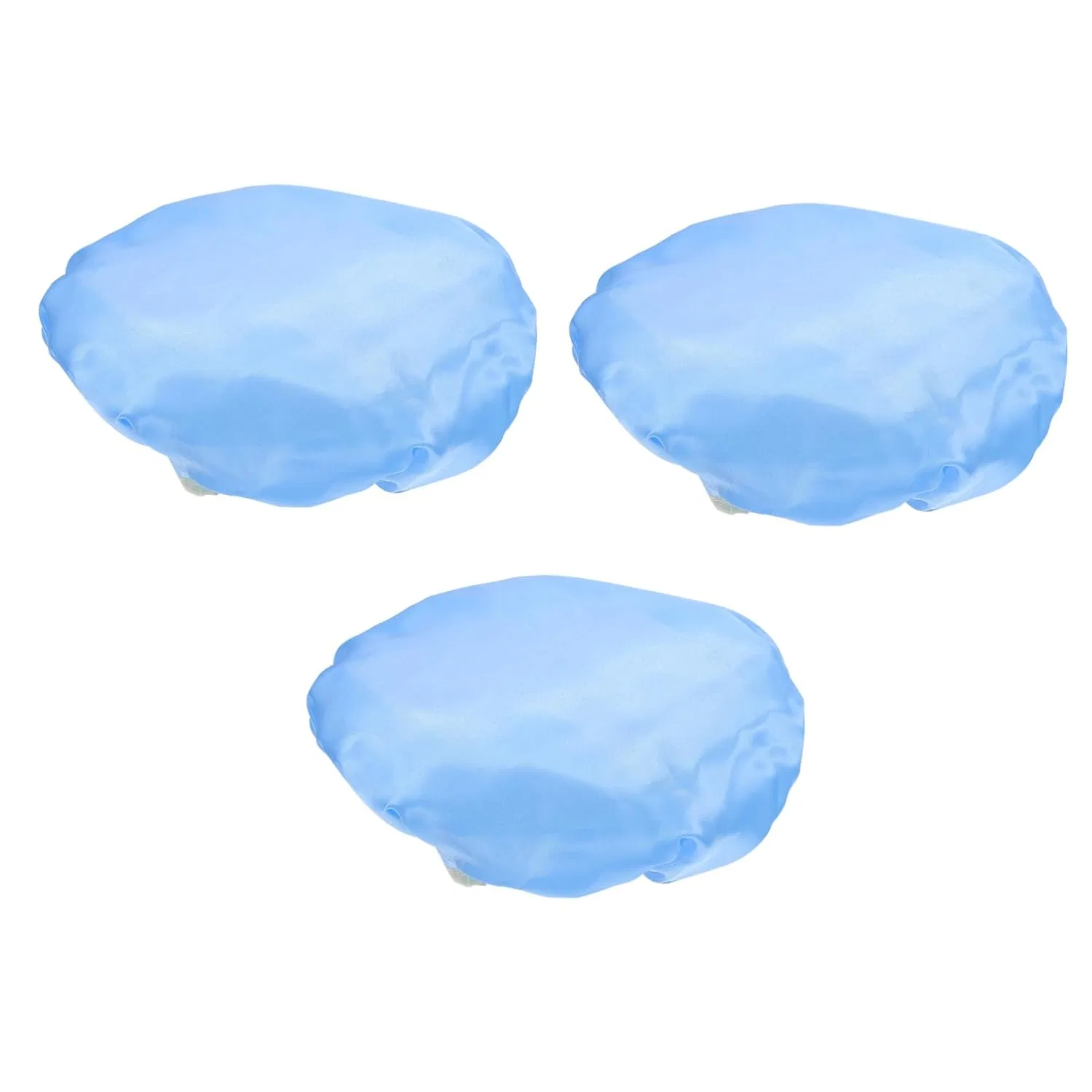 Двойная шапочка для душа IWOWHERO, 3 шт, PEVA, 25x25 см, Blau
