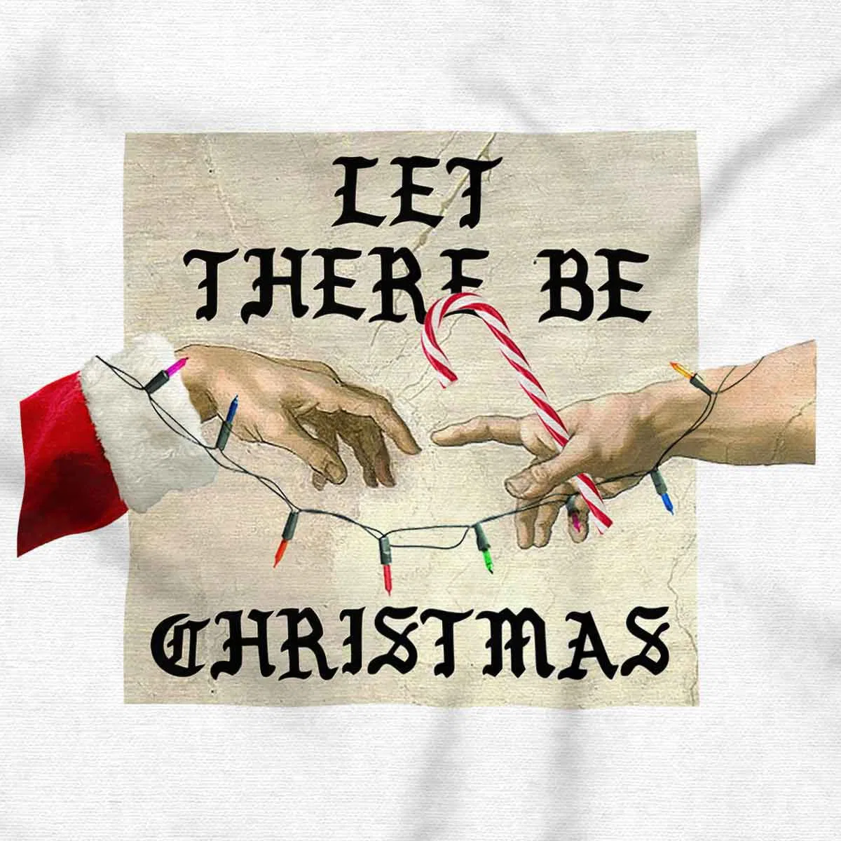 Детское боди-комбинезон для мальчиков с принтом Let There Be Christmas Modern Art Brisco Brands, White — фото 2