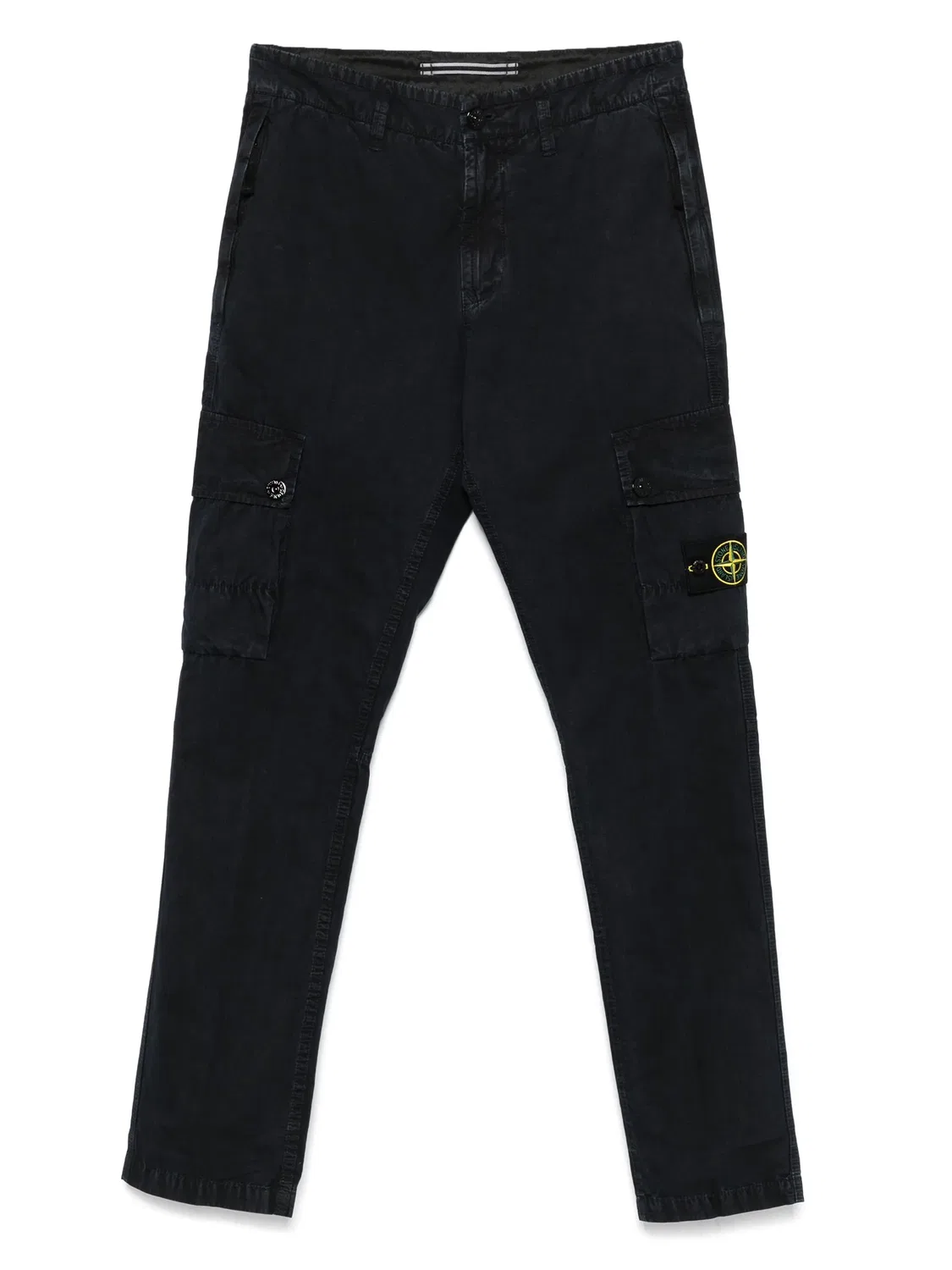 Штаны-карго с компасом Stone Island, полуночный голубой
